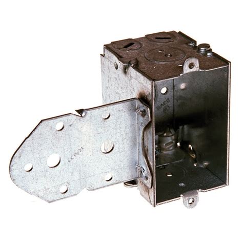 gang-able steel switch outlet box|Hubbell RACO 1.